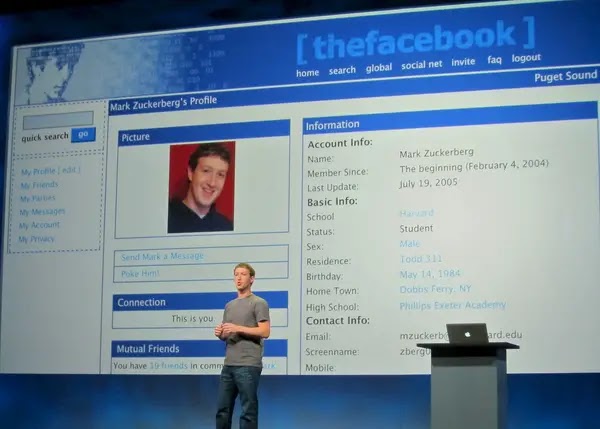Marc Zuckerberg, Facebook 2005