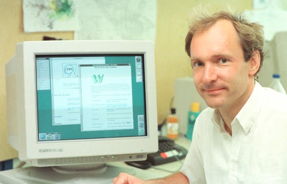 Tim Berners-Lee, the www is born
